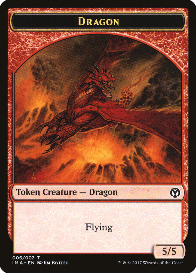 Dragon Token (006/007) [Iconic Masters Tokens] - The Mythic Store | 24h Order Processing