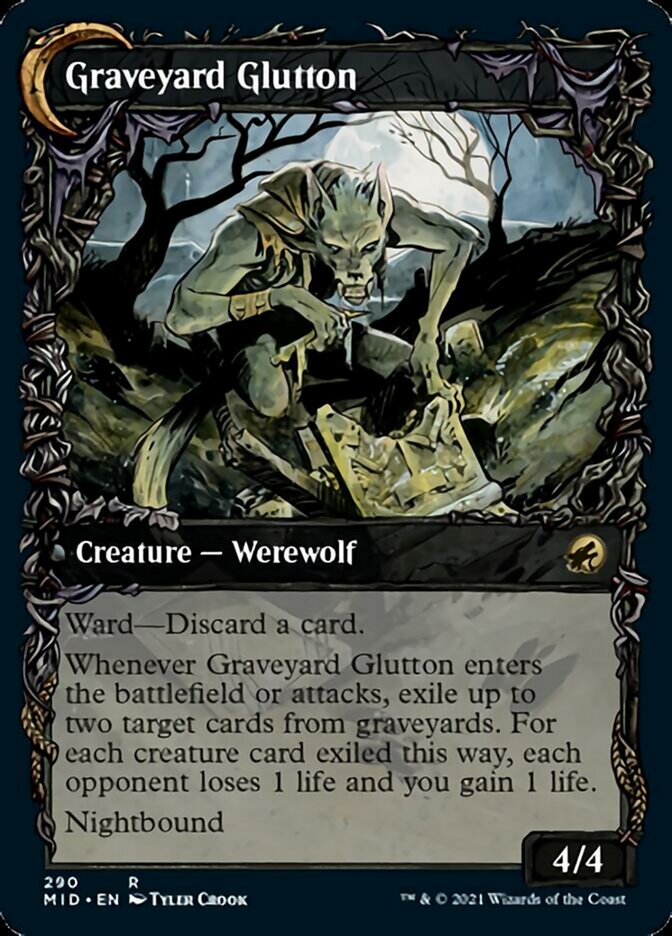 Graveyard Trespasser // Graveyard Glutton (Showcase Equinox) [Innistrad: Midnight Hunt] - The Mythic Store | 24h Order Processing