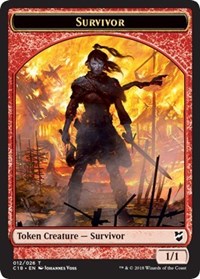 Survivor // Myr (023) Double-Sided Token [Commander 2018 Tokens] - The Mythic Store | 24h Order Processing