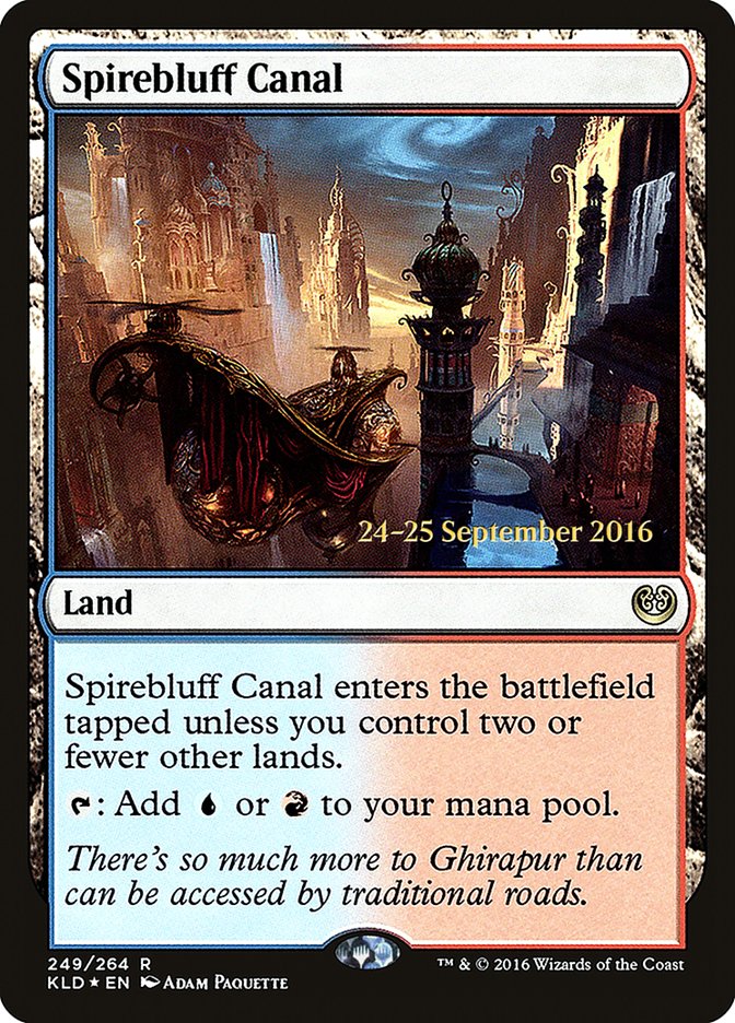 Spirebluff Canal [Kaladesh Prerelease Promos] - The Mythic Store | 24h Order Processing