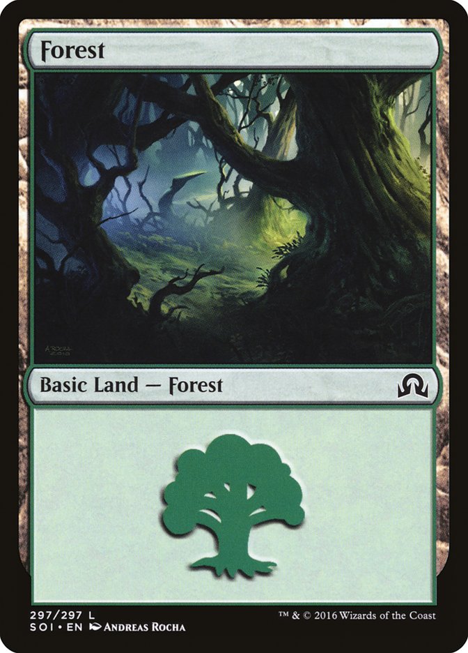 Forest (297) [Shadows over Innistrad] - The Mythic Store | 24h Order Processing