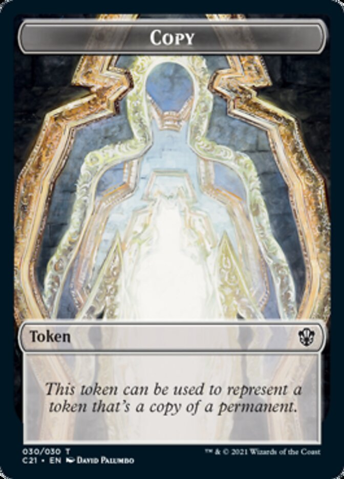 Copy // Construct (030) Double-Sided Token [Commander 2021 Tokens] - The Mythic Store | 24h Order Processing