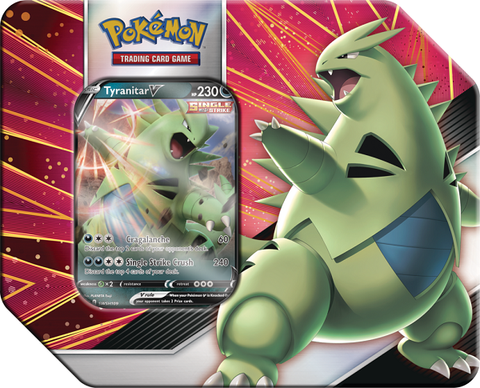 Pokemon V Strikers Tin - Tyranitar V - The Mythic Store | 24h Order Processing