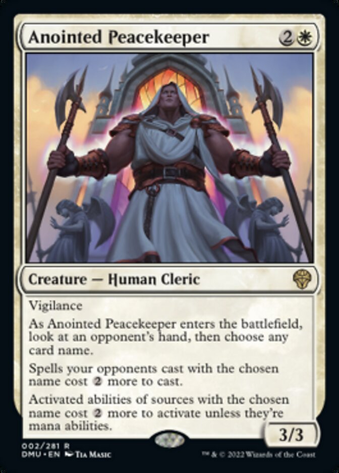 Anointed Peacekeeper [Dominaria United] - The Mythic Store | 24h Order Processing