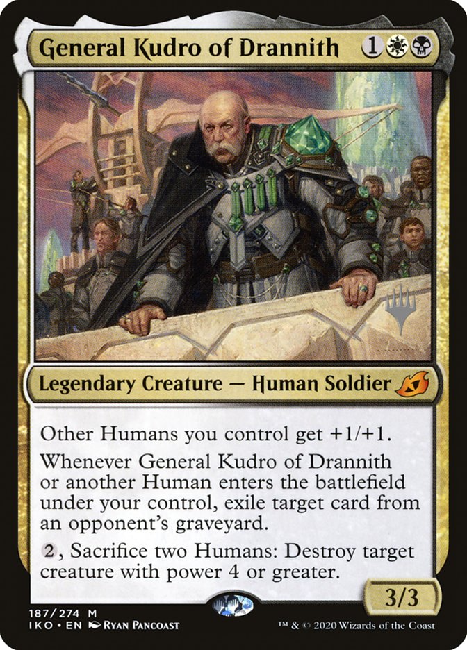 General Kudro of Drannith (Promo Pack) [Ikoria: Lair of Behemoths Promos] - The Mythic Store | 24h Order Processing