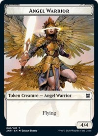 Angel Warrior // Insect Double-Sided Token [Zendikar Rising Tokens] - The Mythic Store | 24h Order Processing