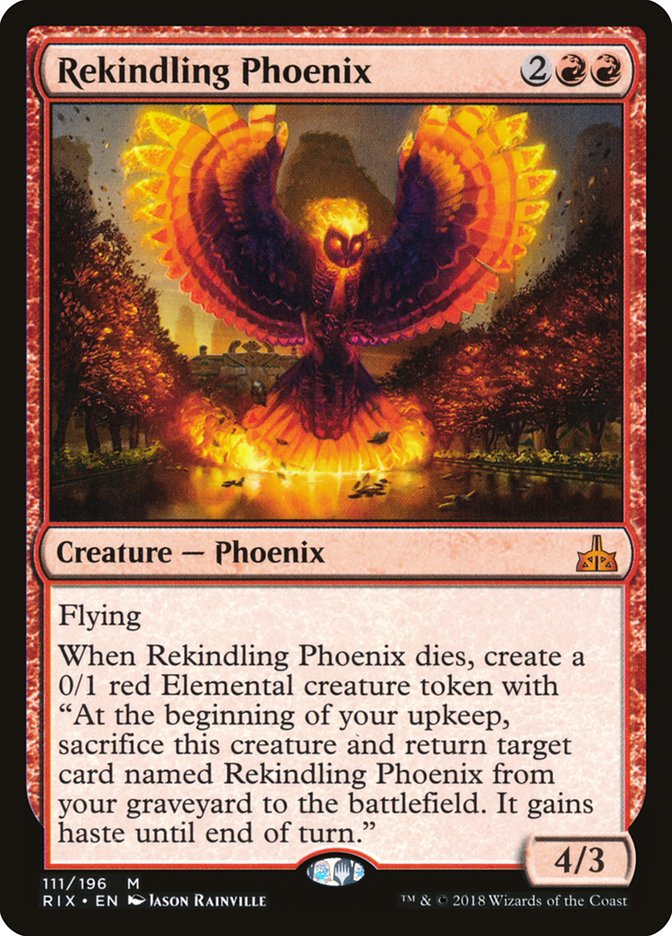 Rekindling Phoenix [Rivals of Ixalan] - The Mythic Store | 24h Order Processing