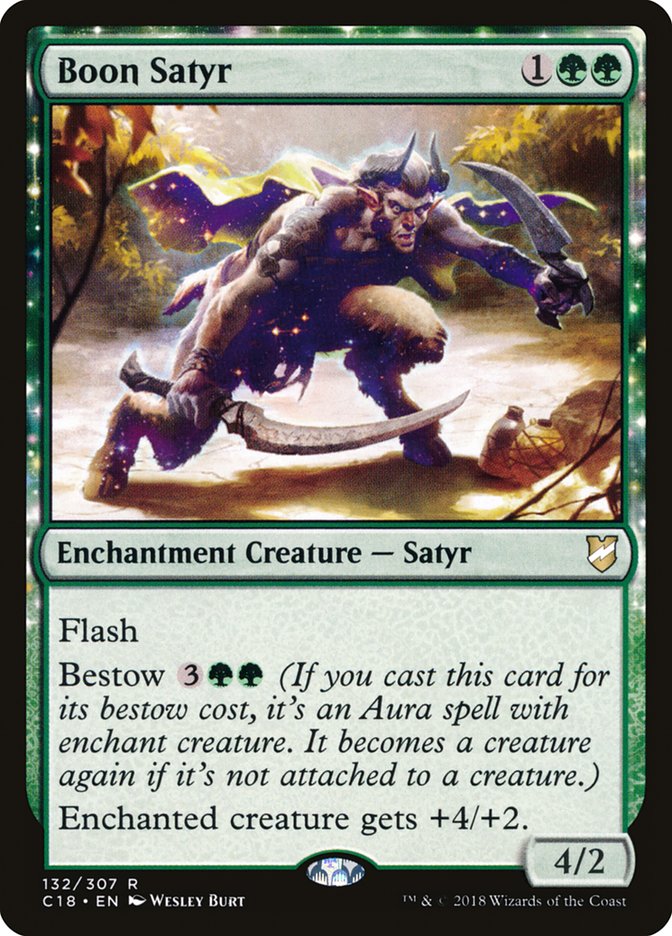 Boon Satyr [Commander 2018] - The Mythic Store | 24h Order Processing