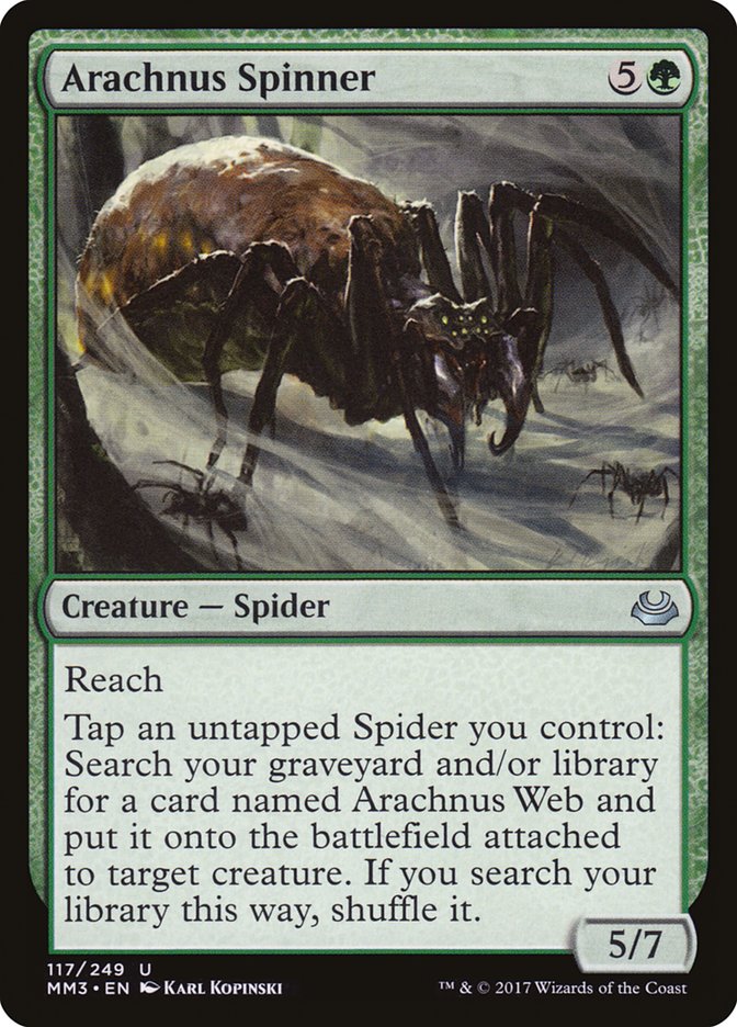 Arachnus Spinner [Modern Masters 2017] - The Mythic Store | 24h Order Processing