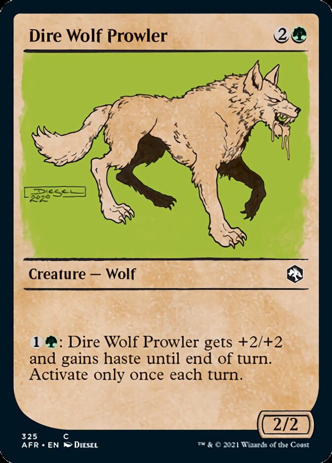 Dire Wolf Prowler (Showcase) [Dungeons & Dragons: Adventures in the Forgotten Realms] - The Mythic Store | 24h Order Processing