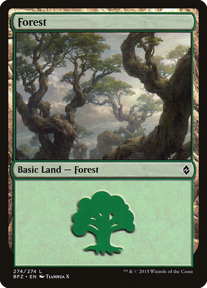 Forest [Battle for Zendikar] - The Mythic Store | 24h Order Processing