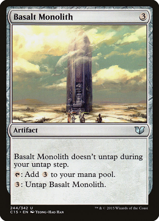 Basalt Monolith [Commander 2015] - The Mythic Store | 24h Order Processing
