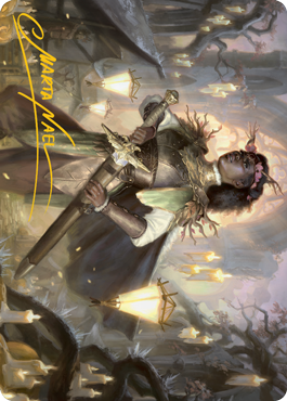 Sungold Sentinel Art Card (Gold-Stamped Signature) [Innistrad: Midnight Hunt Art Series] - The Mythic Store | 24h Order Processing