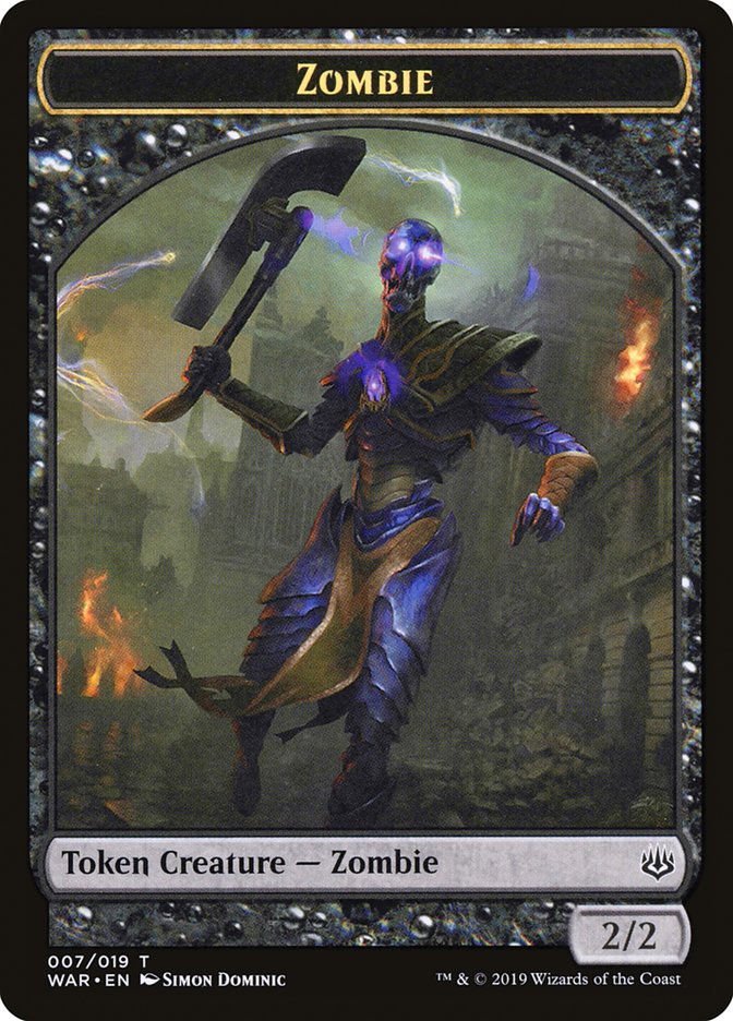 Zombie Token [War of the Spark Tokens] - The Mythic Store | 24h Order Processing