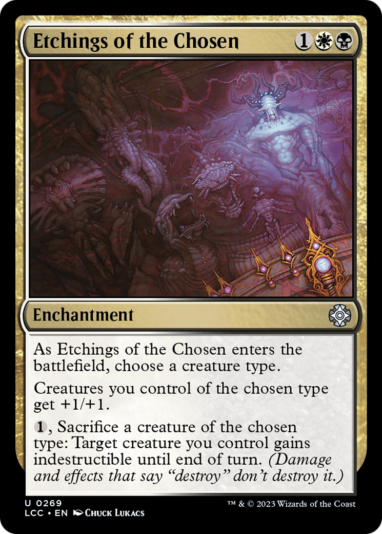 Etchings of the Chosen [The Lost Caverns of Ixalan Commander] - The Mythic Store | 24h Order Processing