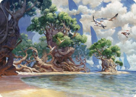 Yavimaya Coast Art Card [Dominaria United Art Series] - The Mythic Store | 24h Order Processing