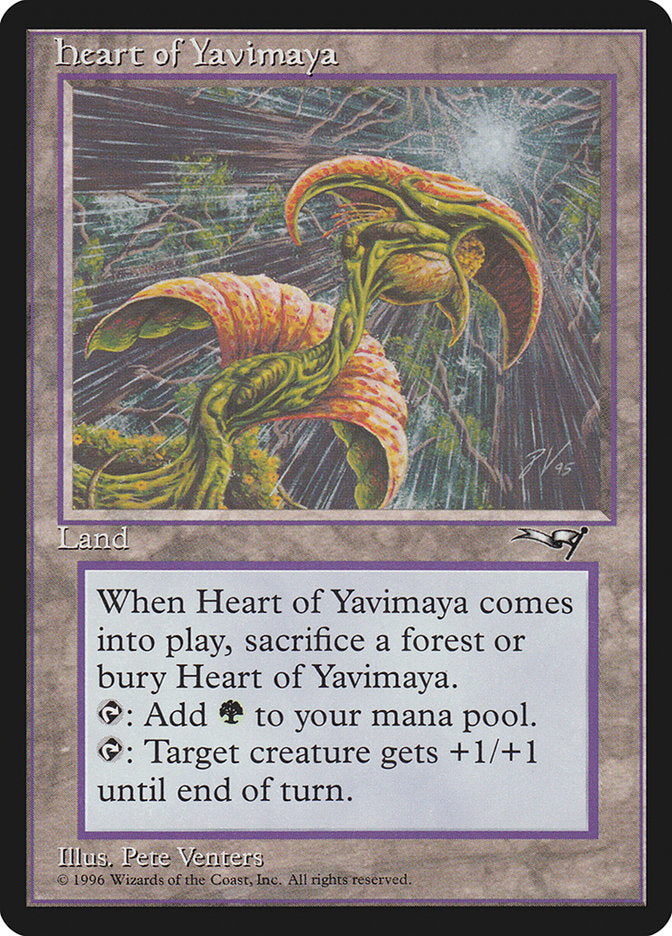 Heart of Yavimaya [Alliances] - The Mythic Store | 24h Order Processing