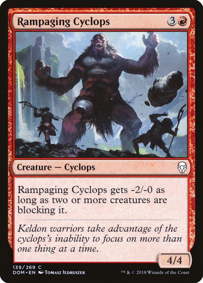 Rampaging Cyclops [Dominaria] - The Mythic Store | 24h Order Processing