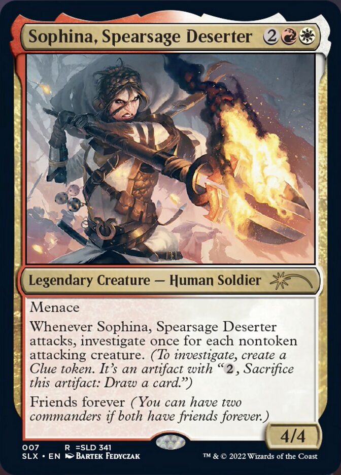 Sophina, Spearsage Deserter [Secret Lair: Universes Within] - The Mythic Store | 24h Order Processing