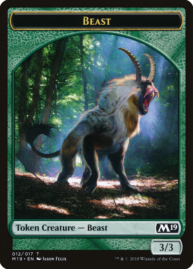 Beast Token [Core Set 2019 Tokens] - The Mythic Store | 24h Order Processing