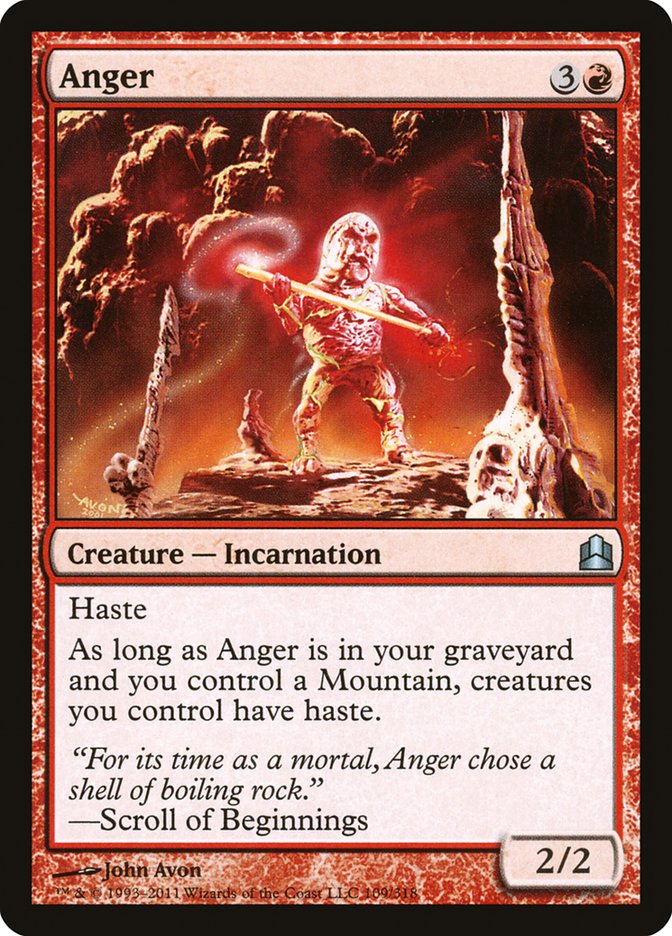 Anger [Commander 2011] - The Mythic Store | 24h Order Processing