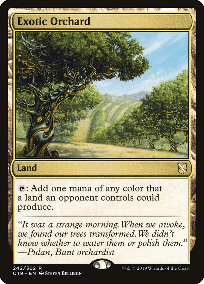 Exotic Orchard [Commander 2019] - The Mythic Store | 24h Order Processing