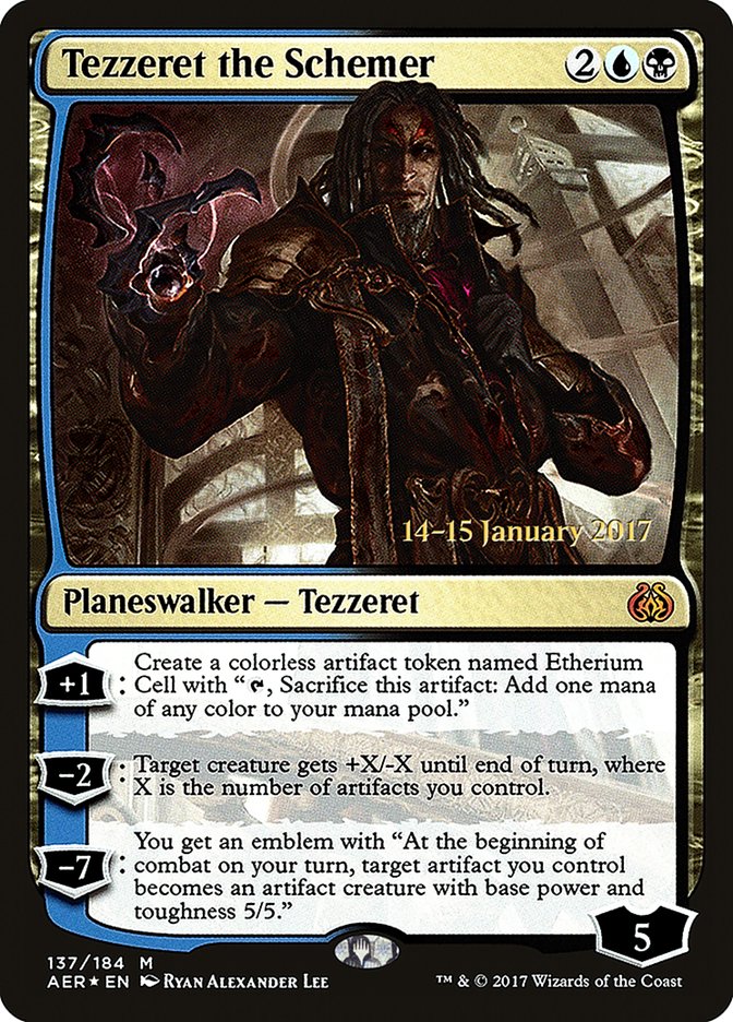 Tezzeret the Schemer [Aether Revolt Prerelease Promos] - The Mythic Store | 24h Order Processing