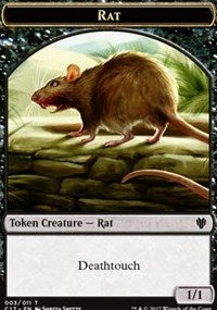 Rat // Cat Double-Sided Token [Commander 2017 Tokens] - The Mythic Store | 24h Order Processing
