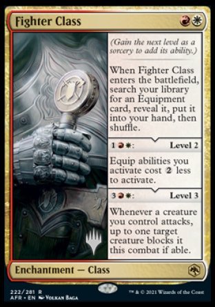 Fighter Class (Promo Pack) [Dungeons & Dragons: Adventures in the Forgotten Realms Promos] - The Mythic Store | 24h Order Processing