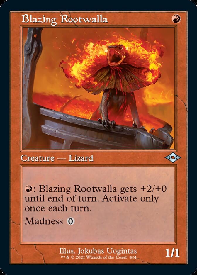 Blazing Rootwalla (Retro Foil Etched) [Modern Horizons 2] - The Mythic Store | 24h Order Processing