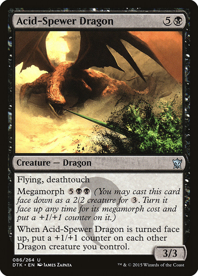 Acid-Spewer Dragon [Dragons of Tarkir] - The Mythic Store | 24h Order Processing