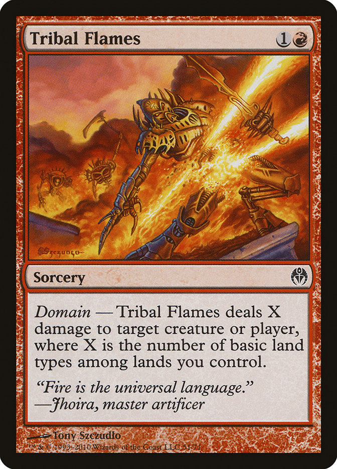 Tribal Flames [Duel Decks: Phyrexia vs. the Coalition] - The Mythic Store | 24h Order Processing