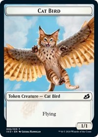 Cat Bird // Human Soldier (004) Double-Sided Token [Ikoria: Lair of Behemoths Tokens] - The Mythic Store | 24h Order Processing