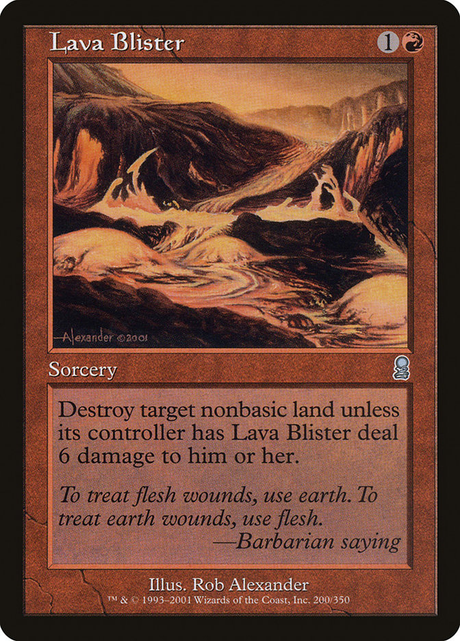 Lava Blister [Odyssey] - The Mythic Store | 24h Order Processing