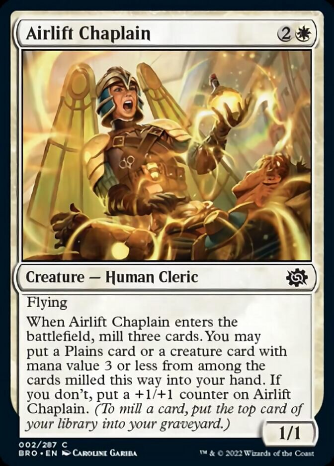 Airlift Chaplain [The Brothers' War] - The Mythic Store | 24h Order Processing