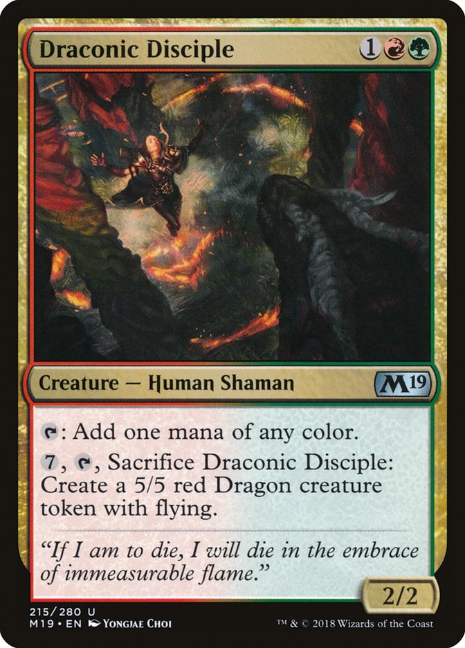 Draconic Disciple [Core Set 2019] - The Mythic Store | 24h Order Processing