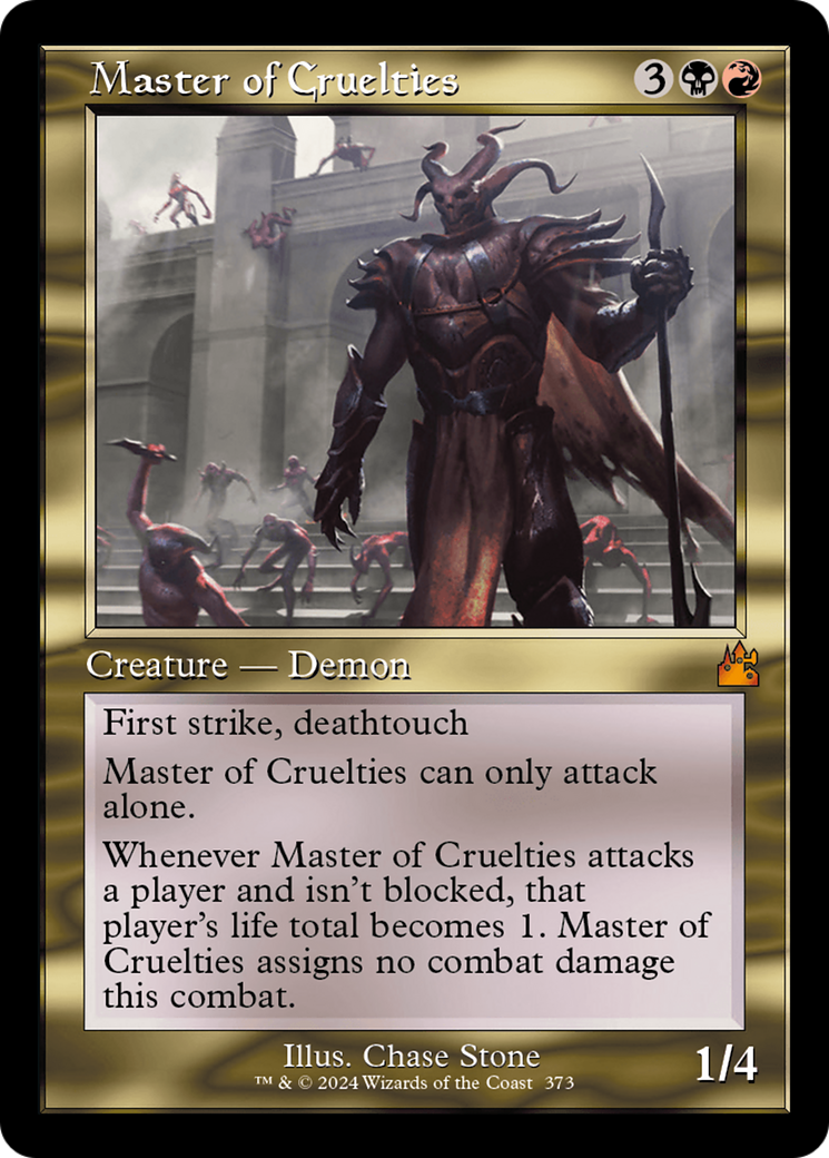 Master of Cruelties (Retro Frame) [Ravnica Remastered] - The Mythic Store | 24h Order Processing