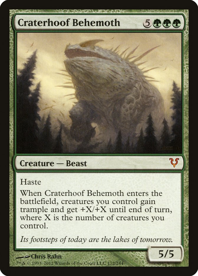 Craterhoof Behemoth [Avacyn Restored] - The Mythic Store | 24h Order Processing
