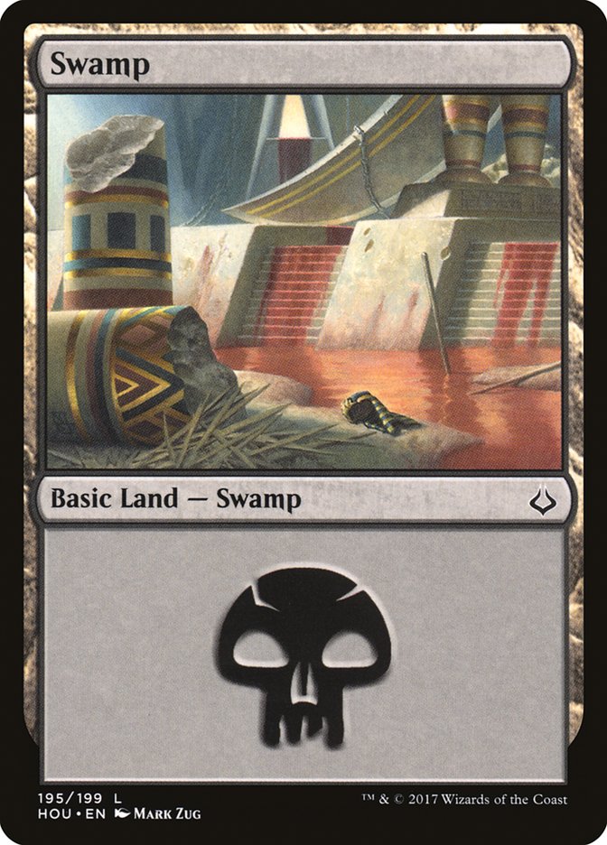 Swamp (195) [Hour of Devastation] - The Mythic Store | 24h Order Processing
