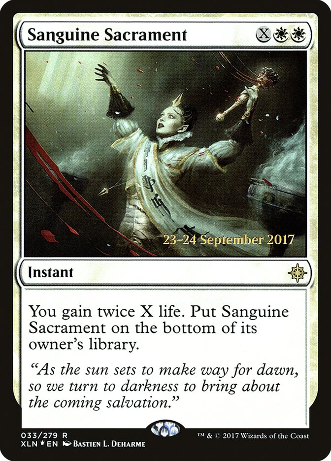 Sanguine Sacrament [Ixalan Prerelease Promos] - The Mythic Store | 24h Order Processing