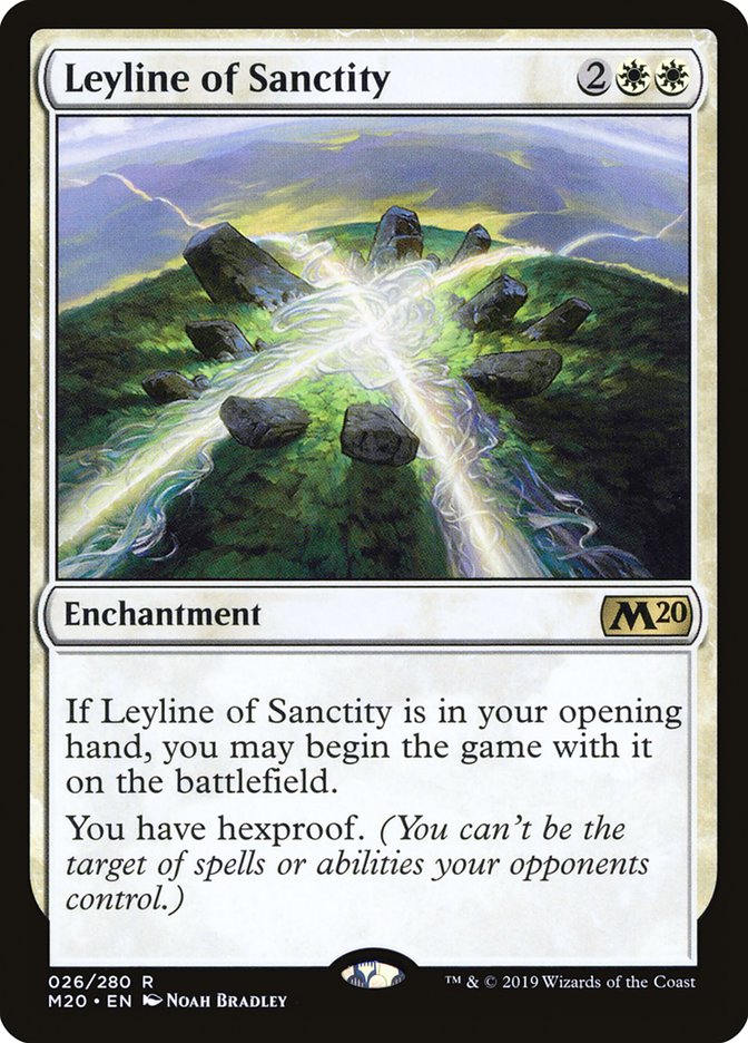 Leyline of Sanctity [Core Set 2020] - The Mythic Store | 24h Order Processing