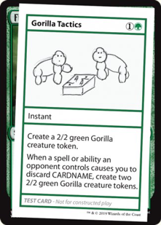 Gorilla Tactics (2021 Edition) [Mystery Booster Playtest Cards] - The Mythic Store | 24h Order Processing