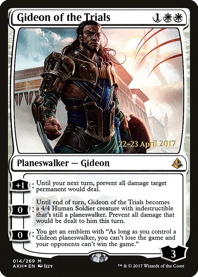 Gideon of the Trials [Amonkhet Prerelease Promos] - The Mythic Store | 24h Order Processing