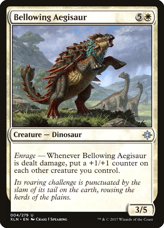 Bellowing Aegisaur [Ixalan] - The Mythic Store | 24h Order Processing