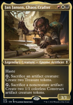 Jan Jansen, Chaos Crafter (Foil Etched) [Commander Legends: Battle for Baldur's Gate] - The Mythic Store | 24h Order Processing