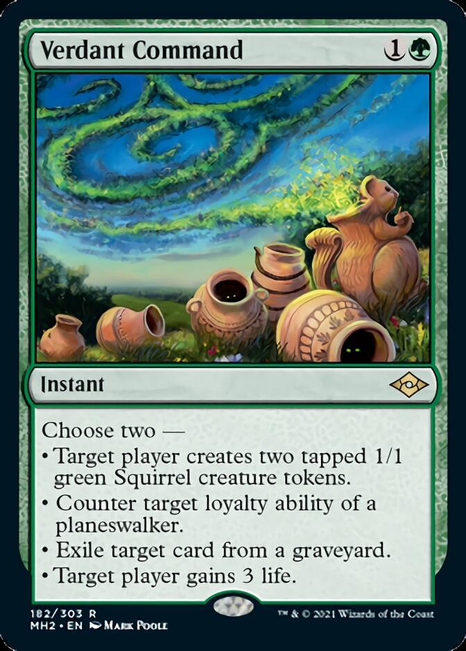 Verdant Command [Modern Horizons 2] - The Mythic Store | 24h Order Processing