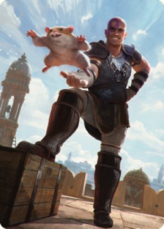 Minsc & Boo, Timeless Heroes Art Card (72) [Commander Legends: Battle for Baldur's Gate Art Series] - The Mythic Store | 24h Order Processing