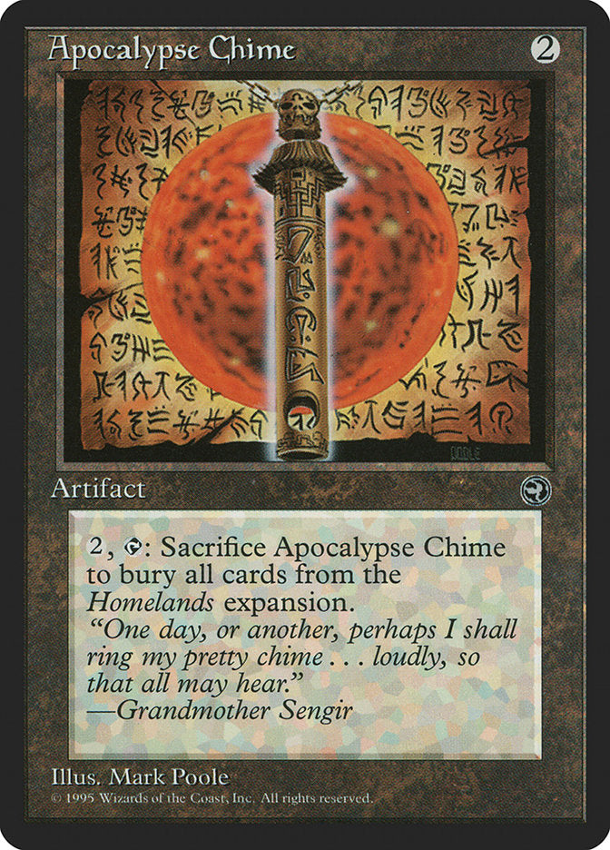 Apocalypse Chime [Homelands] - The Mythic Store | 24h Order Processing