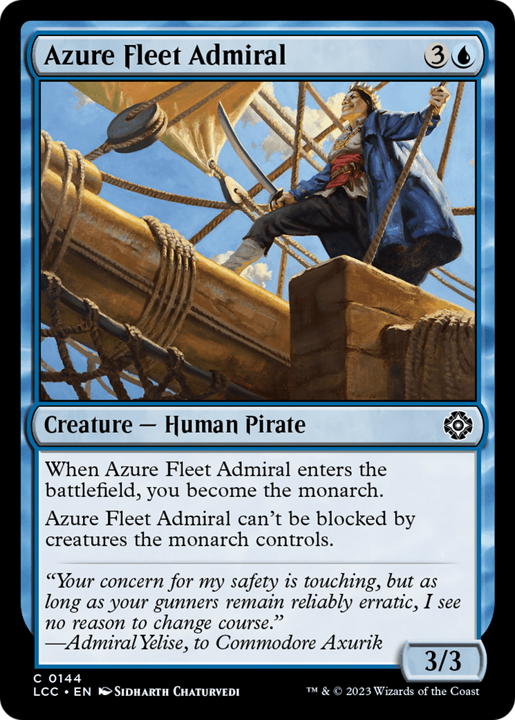 Azure Fleet Admiral [The Lost Caverns of Ixalan Commander] - The Mythic Store | 24h Order Processing