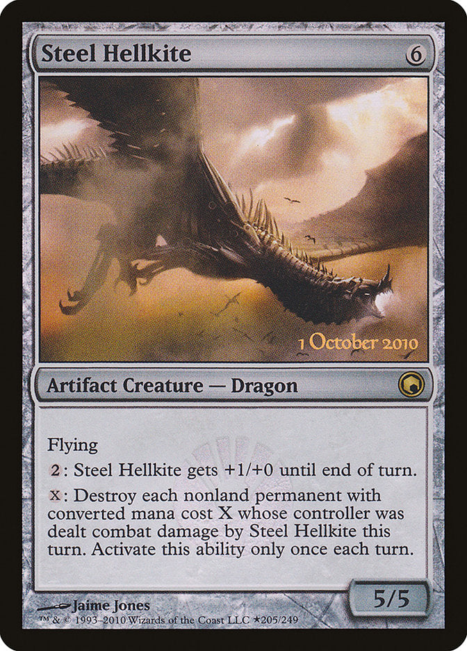 Steel Hellkite [Scars of Mirrodin Prerelease Promos] - The Mythic Store | 24h Order Processing